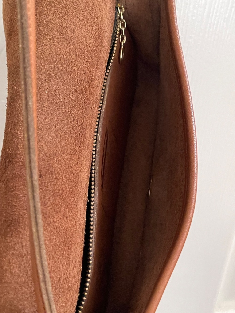 Vintage Coach Dinky Bag Brown Leather Crossbody Original Hang Tag - Picture 16 of 16